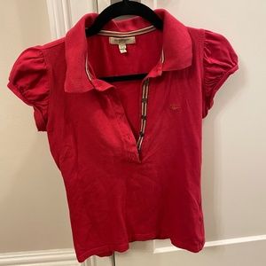 Burberry XS Magenta polo shirt
